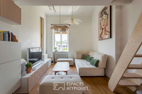 Duplex chic et cosy à proximité du métro ligne D