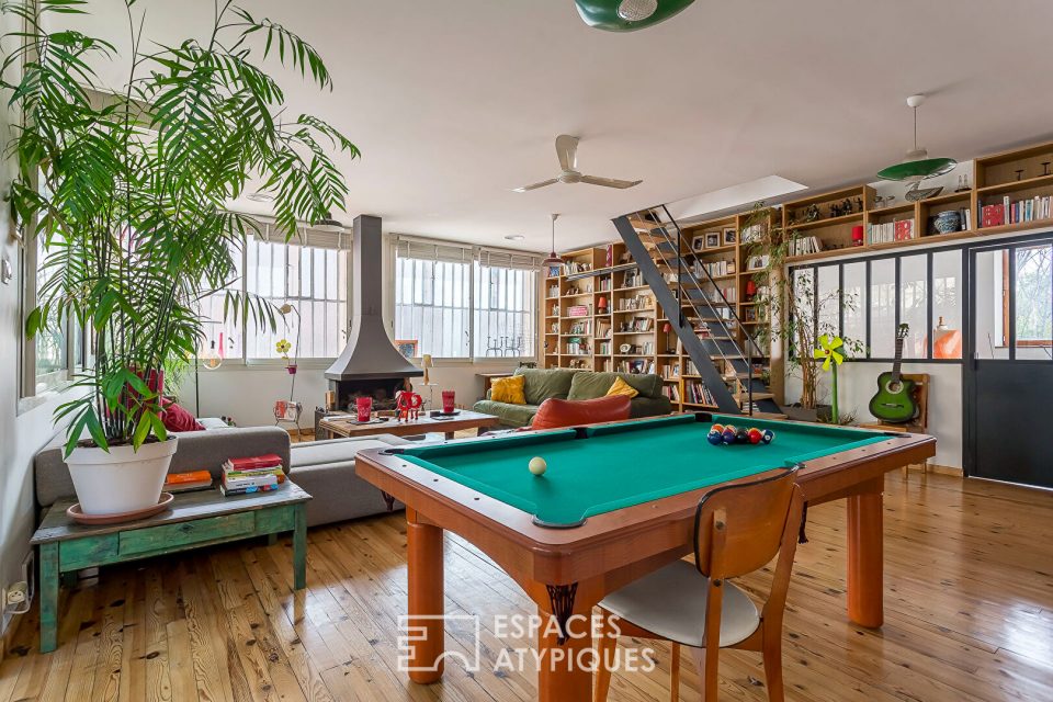 Appartement esprit loft avec terrasses aux Gratte-Ciel