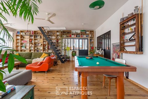 Appartement esprit loft avec terrasses aux Gratte-Ciel