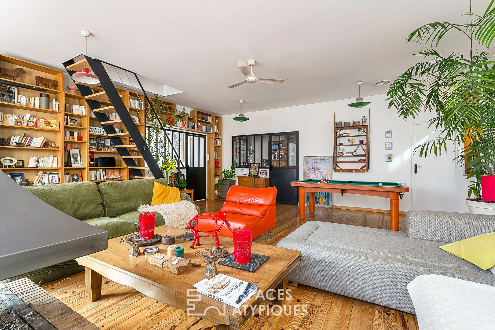 Appartement esprit loft avec terrasses aux Gratte-Ciel