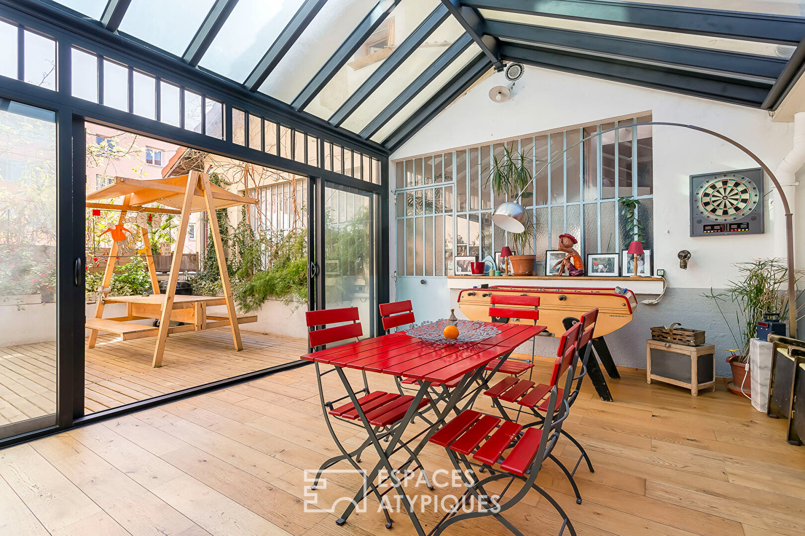 Appartement esprit loft avec terrasses aux Gratte-Ciel