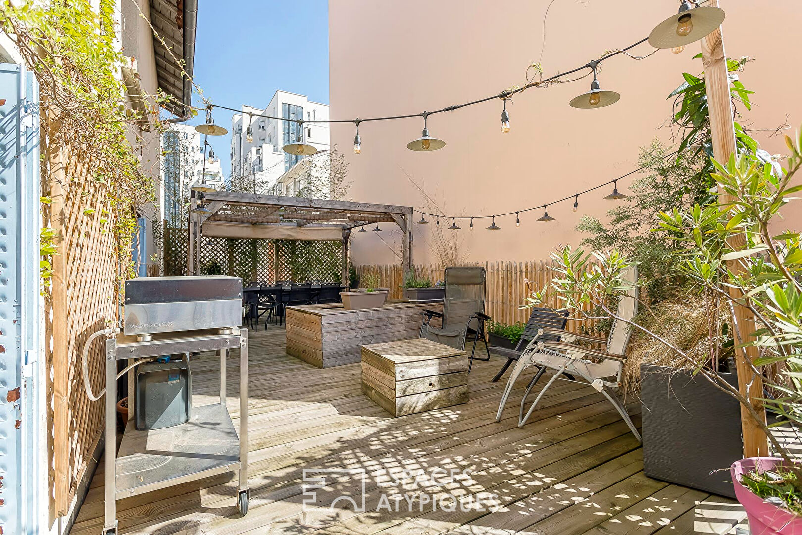Appartement esprit loft avec terrasses aux Gratte-Ciel