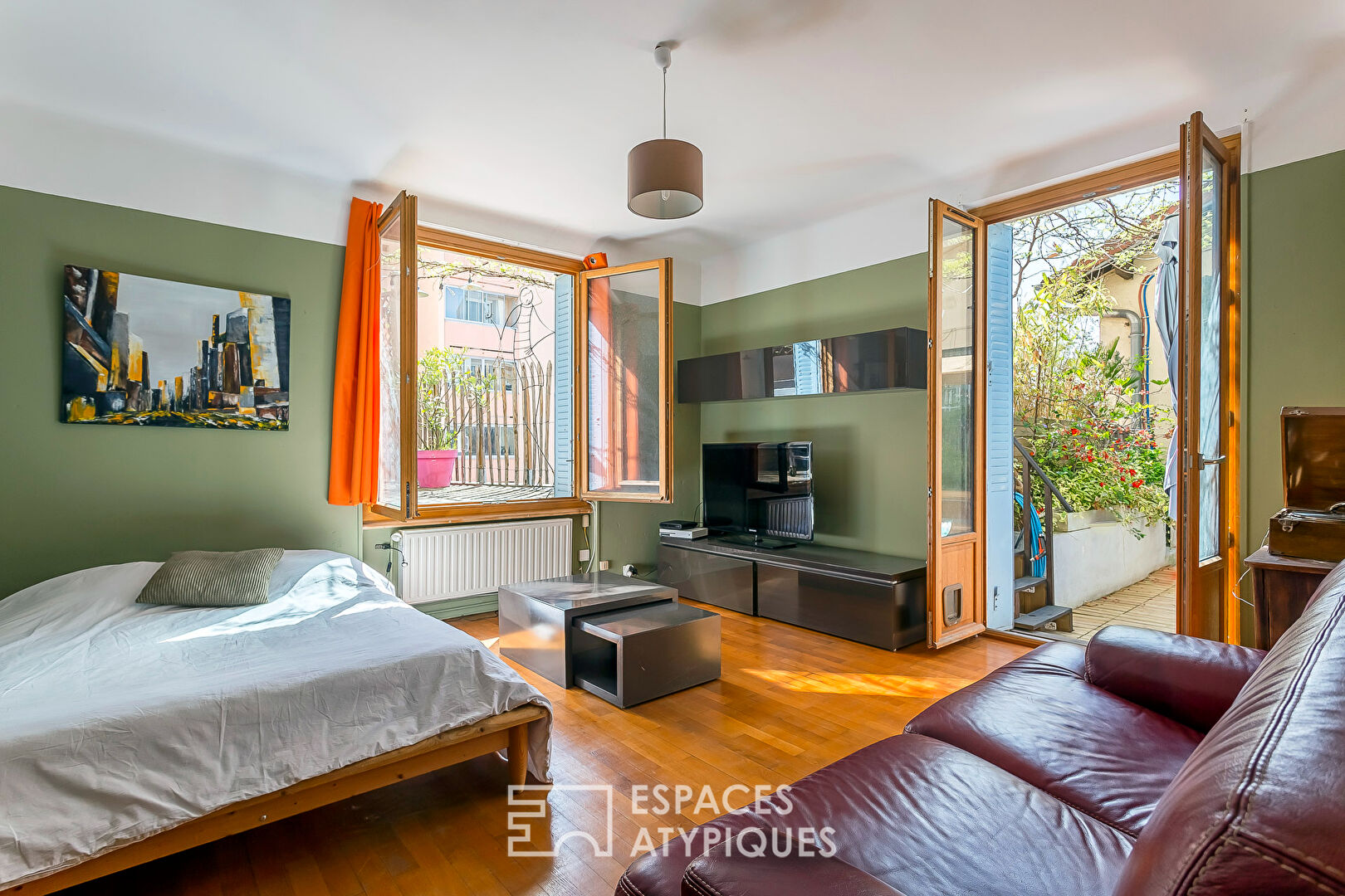 Appartement esprit loft avec terrasses aux Gratte-Ciel