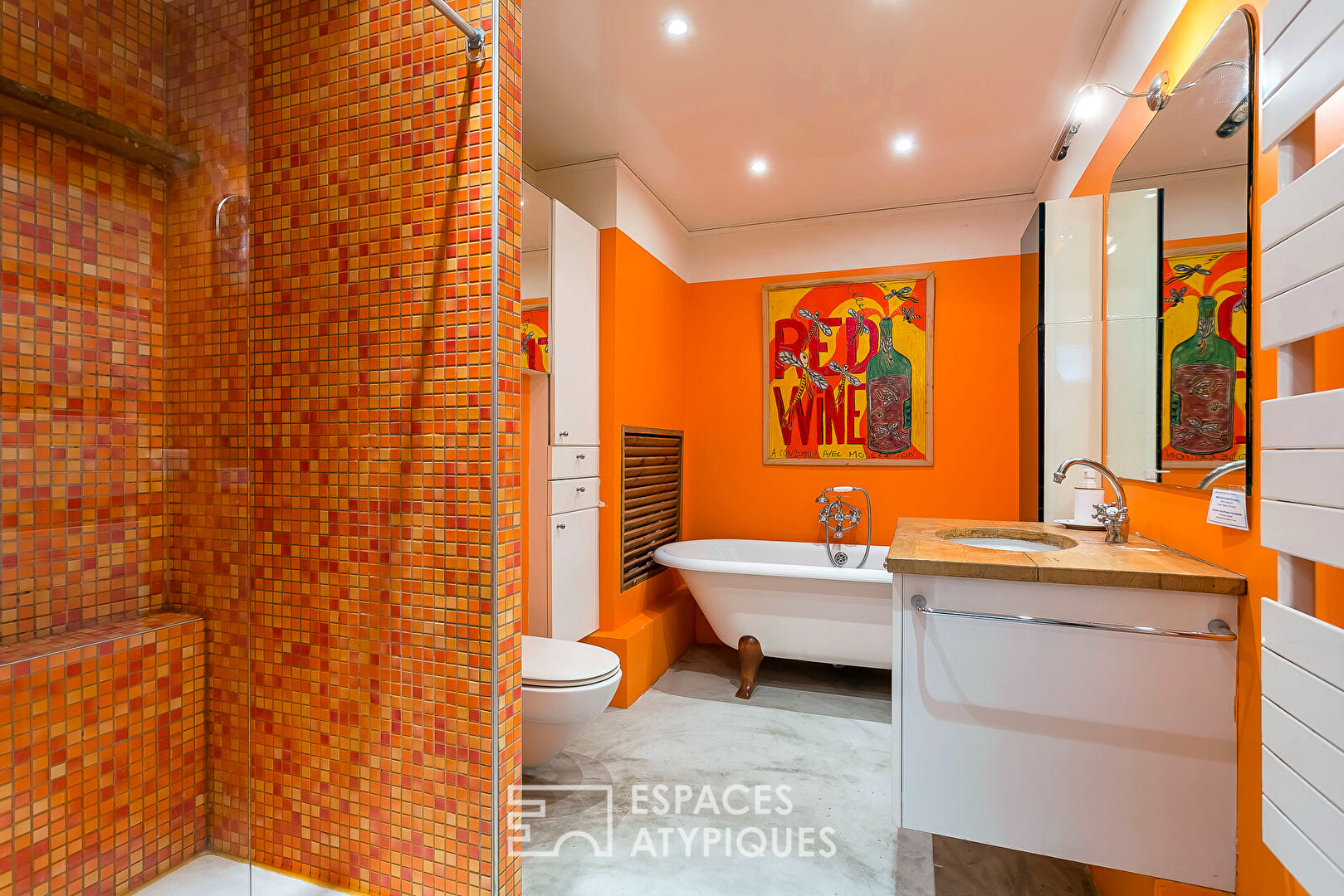 Appartement esprit loft avec terrasses aux Gratte-Ciel