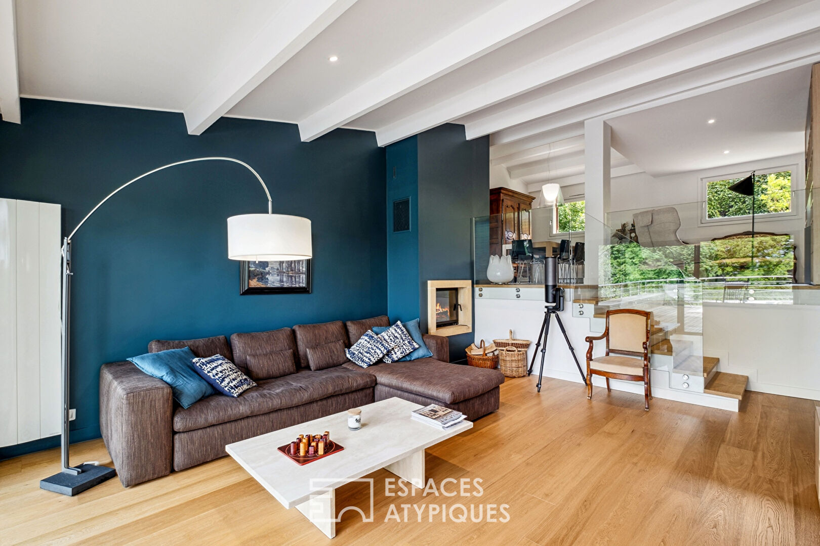 Maison rénovée par architecte avec vue sur les monts du lyonnais