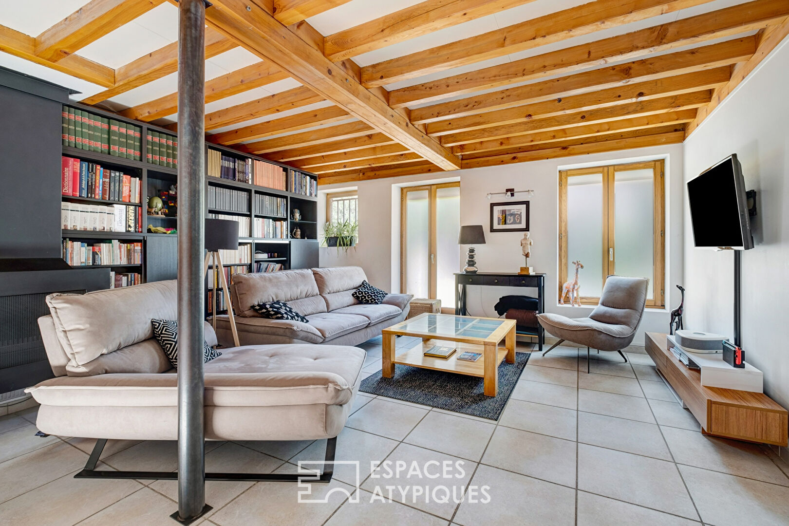 Maison de ville en duplex avec garage