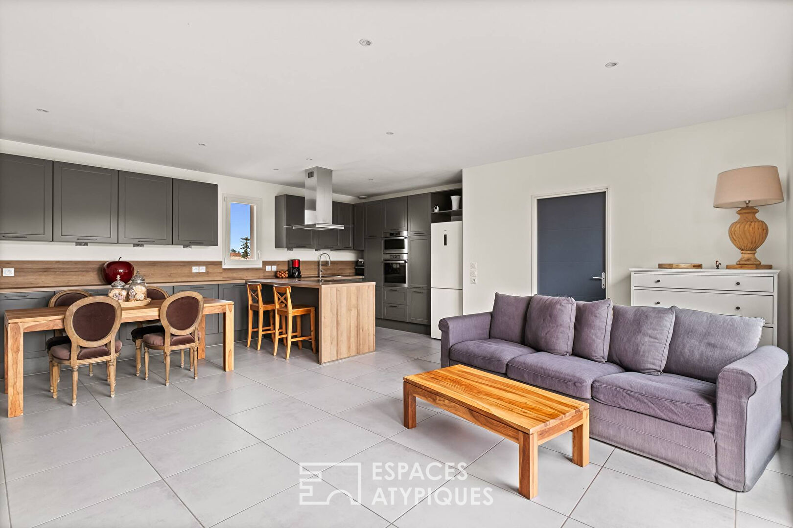 Appartement dernier étage contemporain