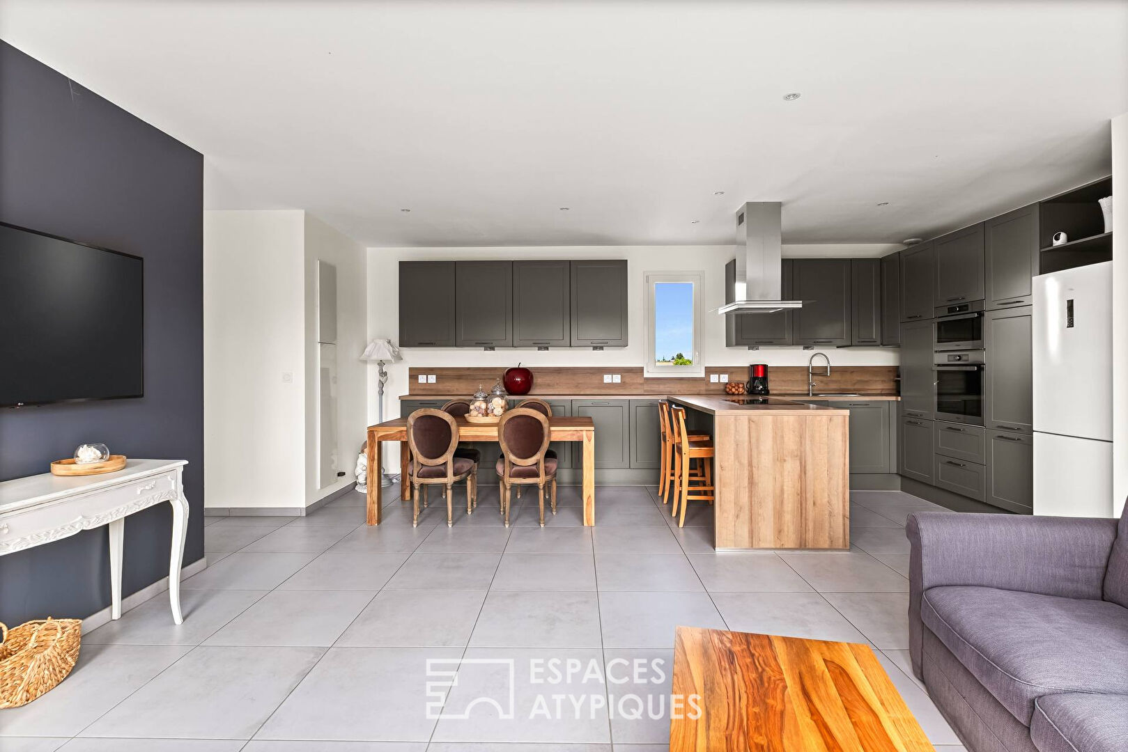 Appartement dernier étage contemporain