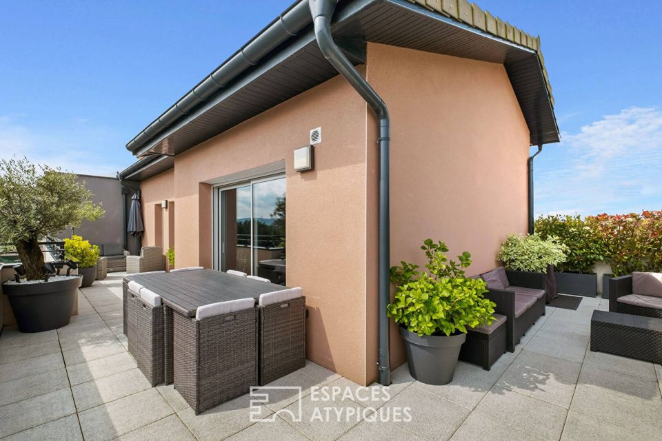 Appartement dernier étage contemporain