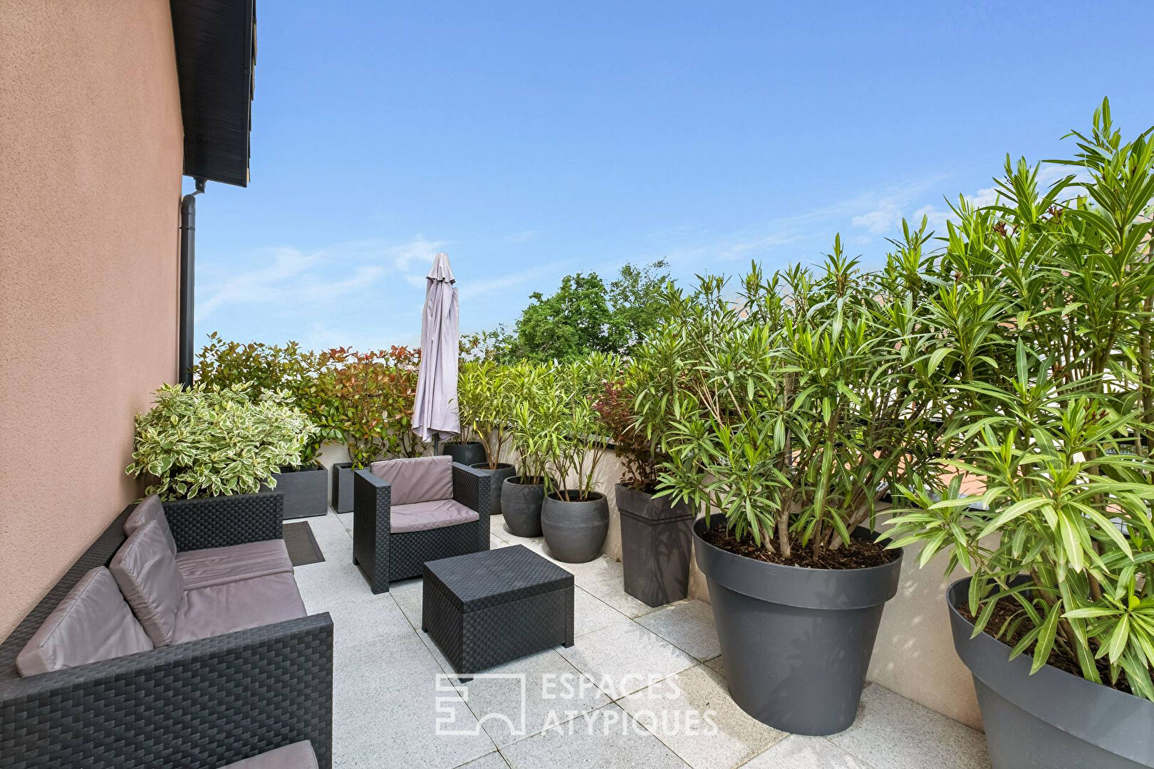 Appartement dernier étage contemporain