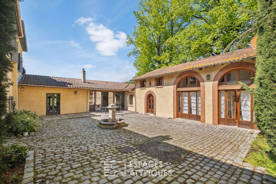 Maison d'exception au coeur parc à Ecully - Réf. 10666-1 Maison d'exception au coeur parc à Ecully