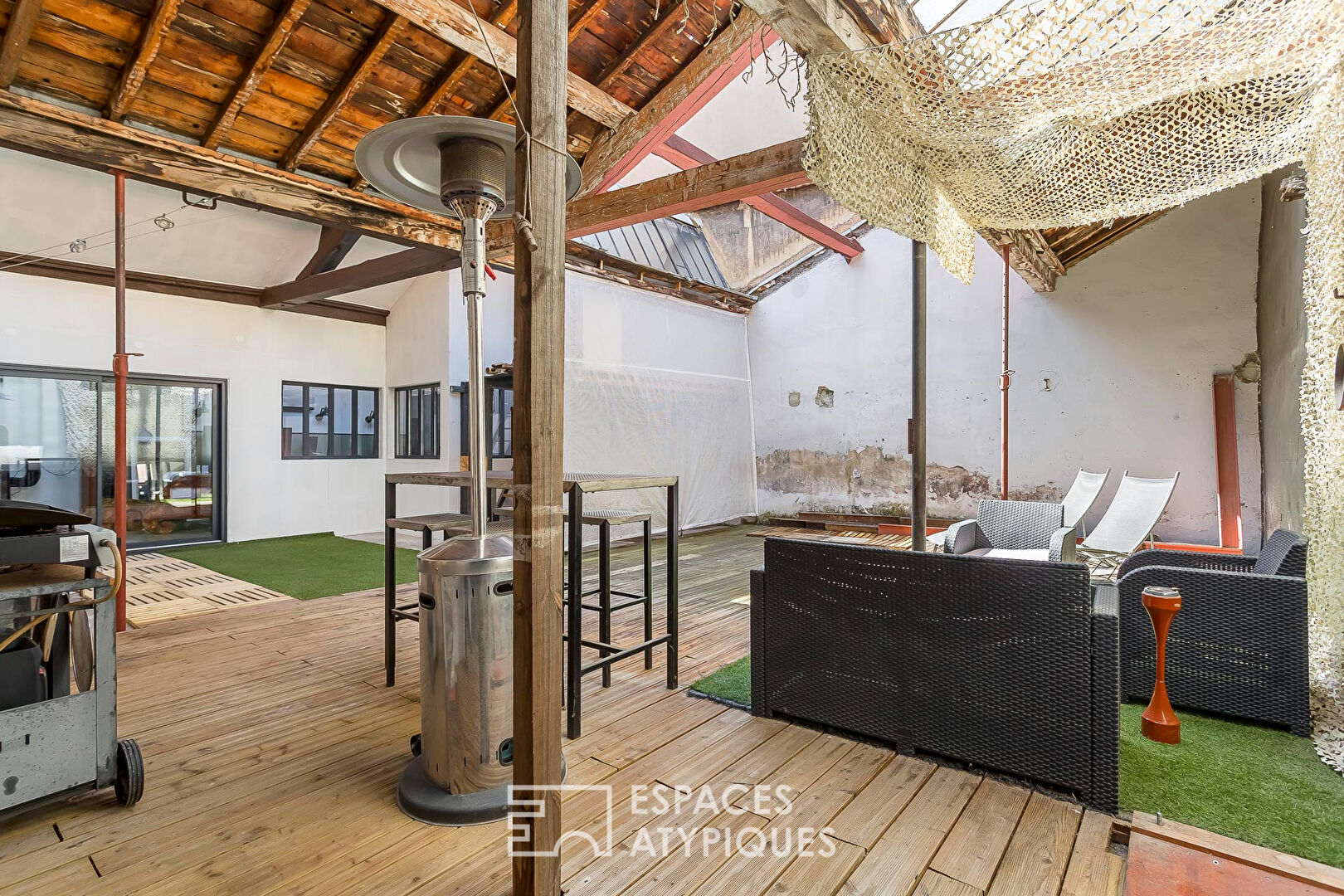 Loft épicurien avec patio