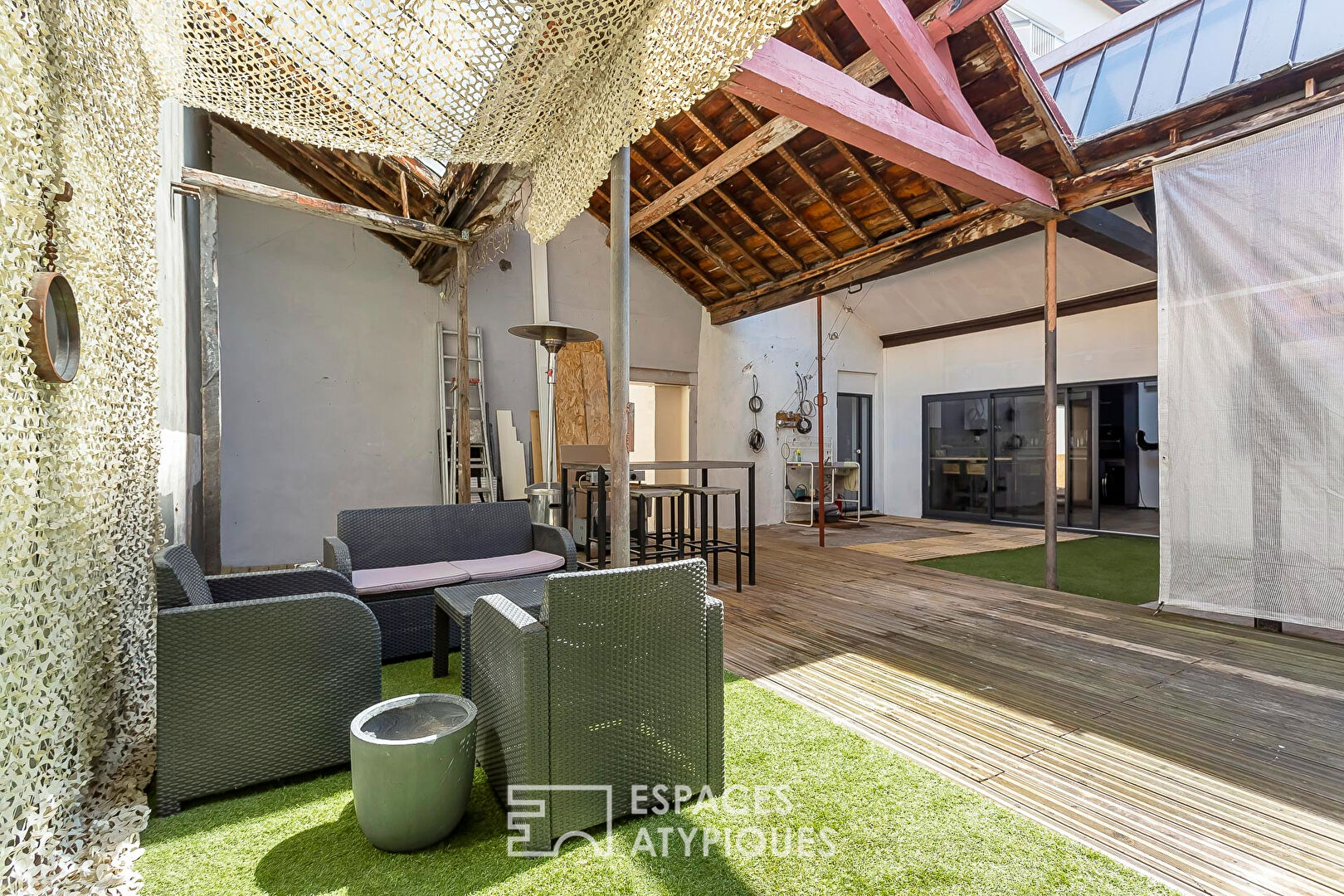Loft épicurien avec patio