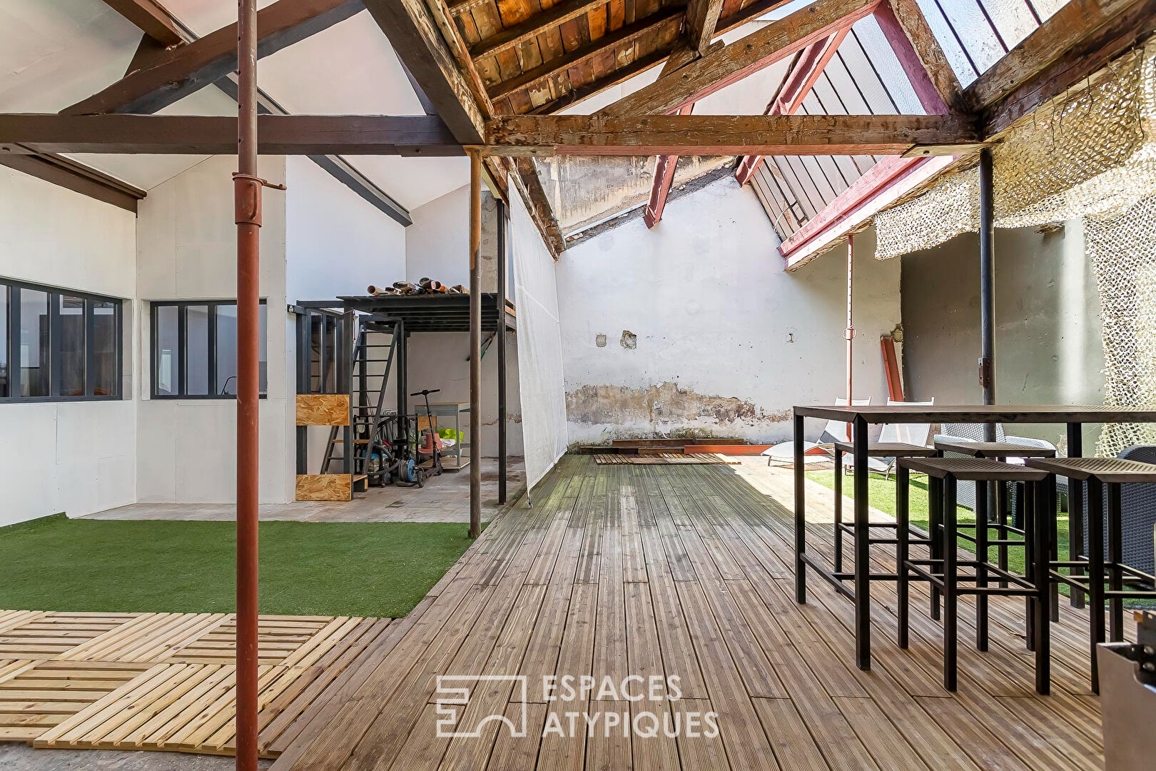 Loft épicurien avec patio