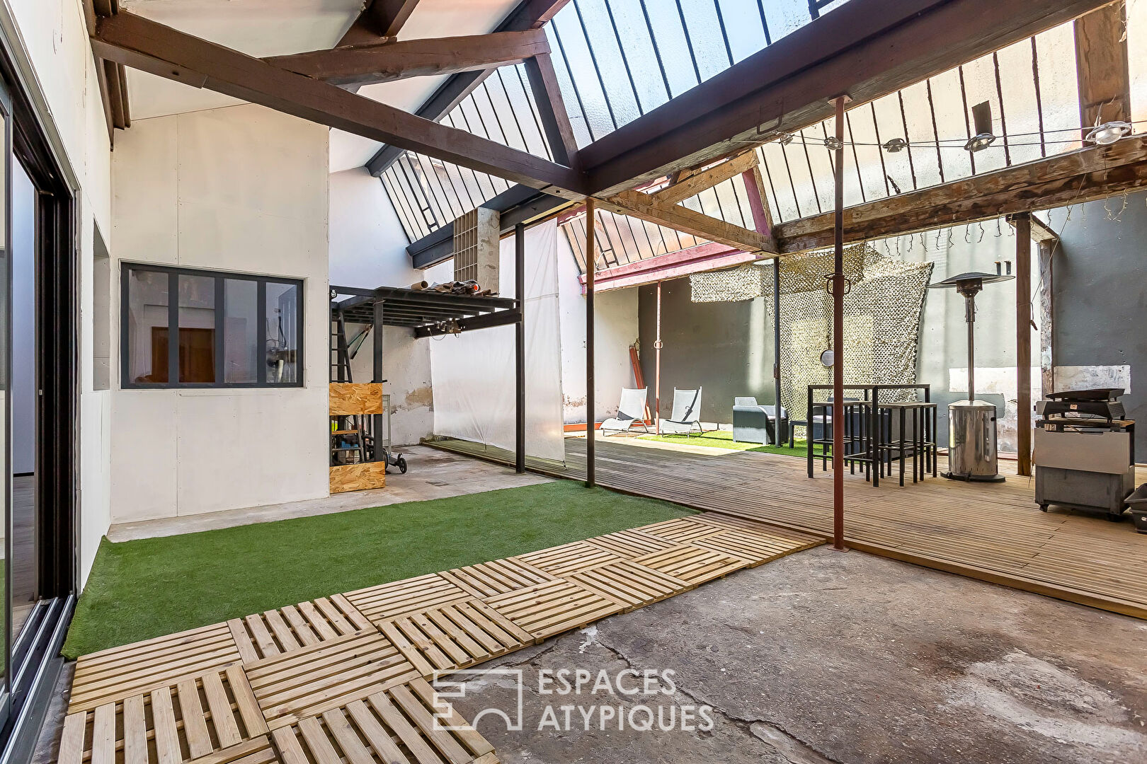 Loft épicurien avec patio