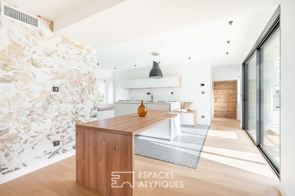 Esprit campagne et lignes contemporaines à Mionnay