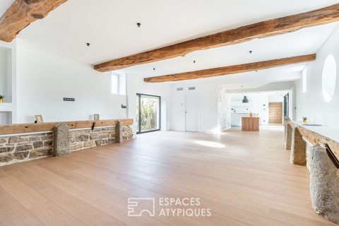 Esprit campagne et lignes contemporaines à Mionnay