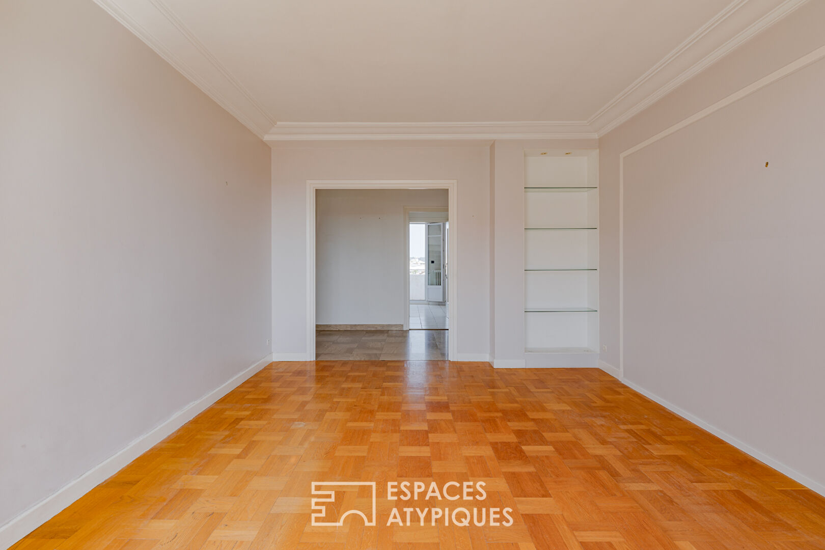 T3 en dernier étage avec balcons