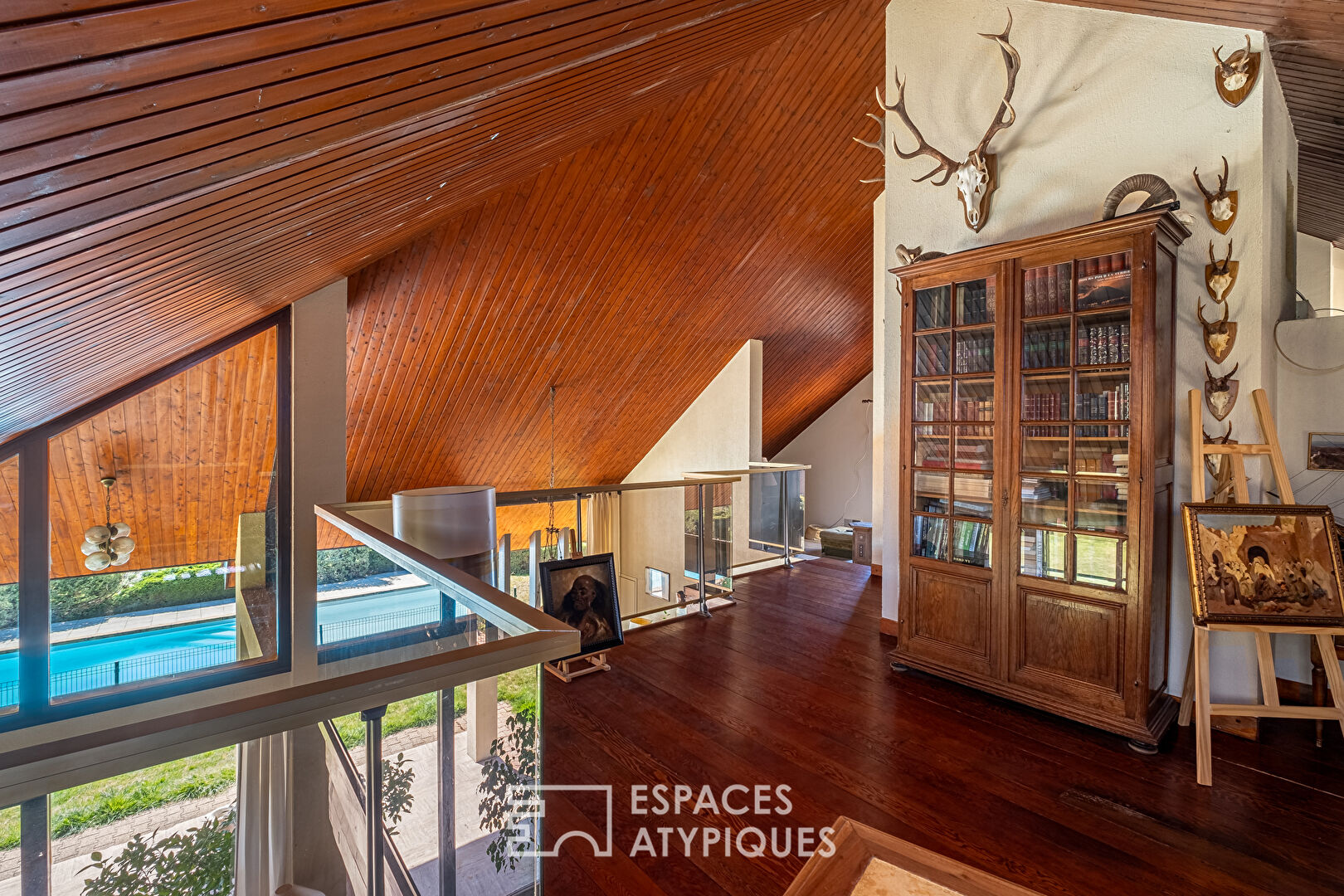 Maison d’architecte des années 70 dans un environnement calme et bucolique