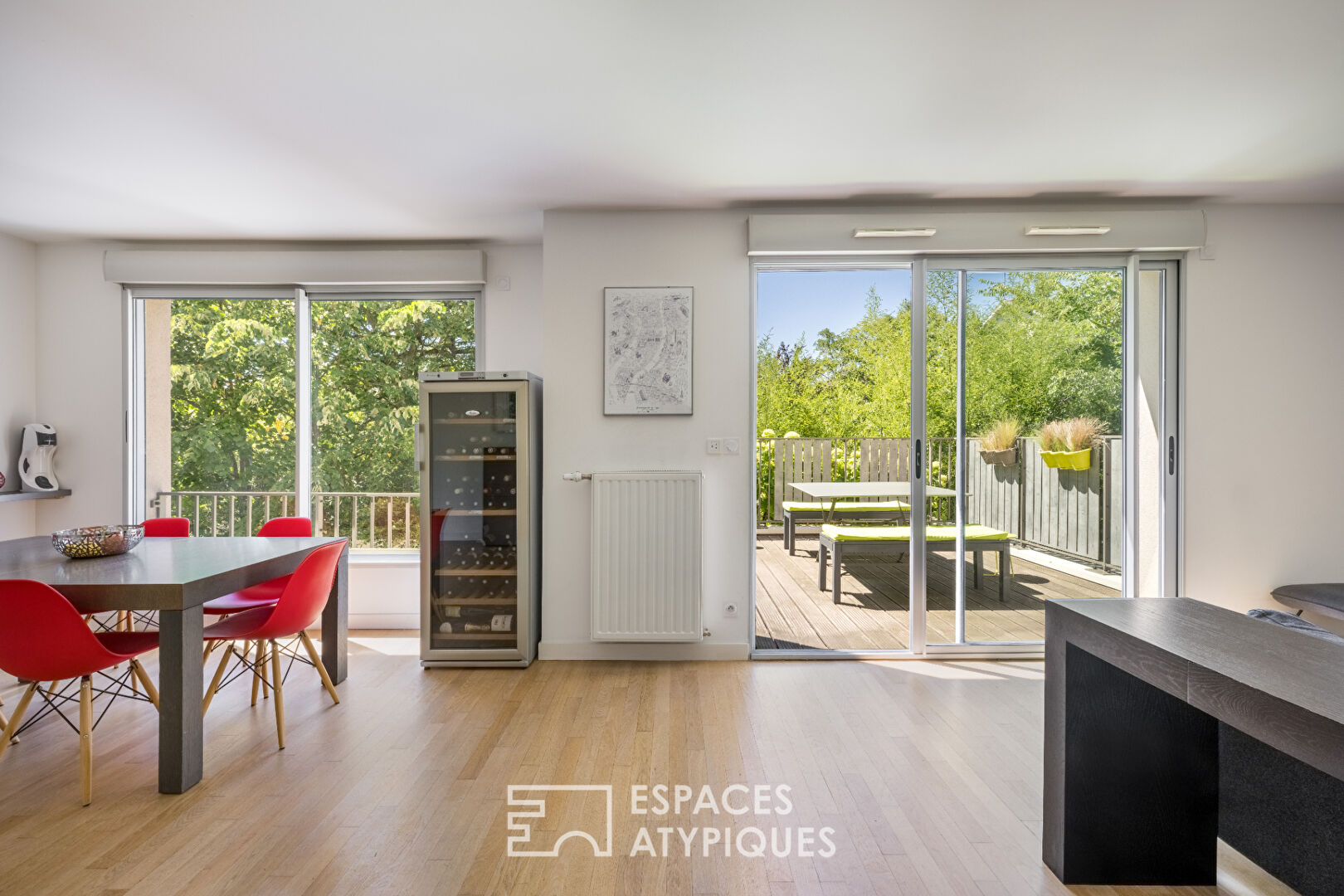 Duplex avec terrasse et garage