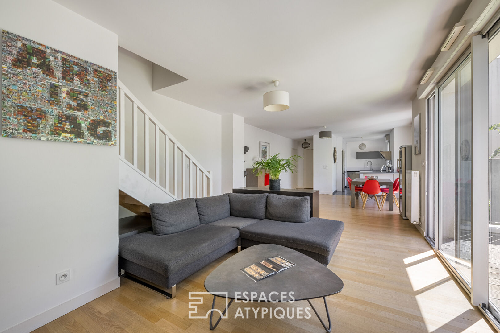 Duplex avec terrasse et garage
