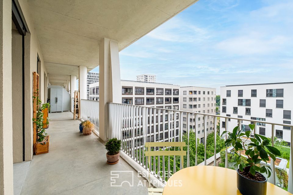 Appartement de standing avec terrasse en plein coeur du quartier de Confluence