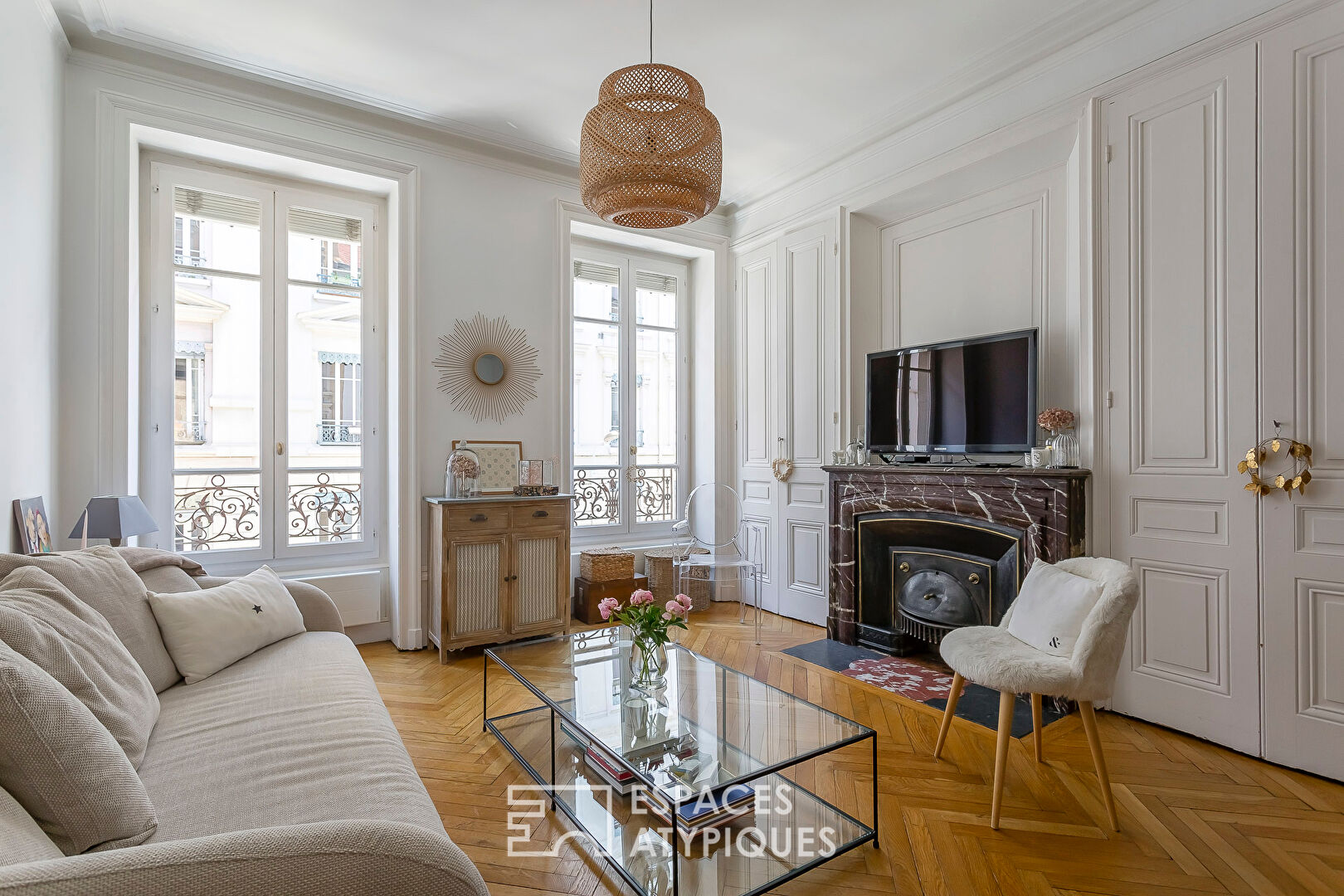 Appartement ancien rénové au coeur du 6eme
