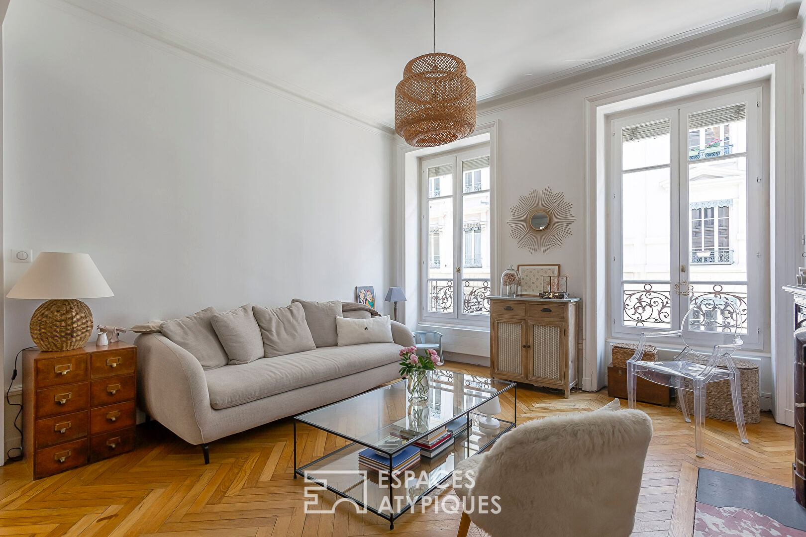 Appartement ancien rénové au coeur du 6eme