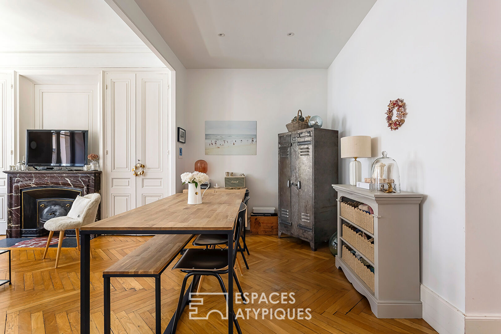 Appartement ancien rénové au coeur du 6eme