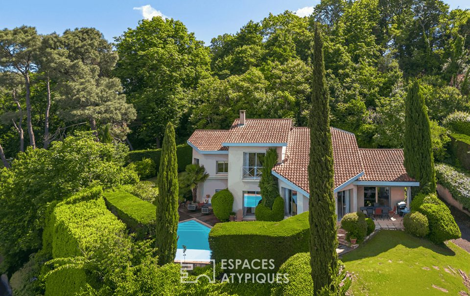 Maison d'architecte avec vue imprenable sur les monts du lyonnais