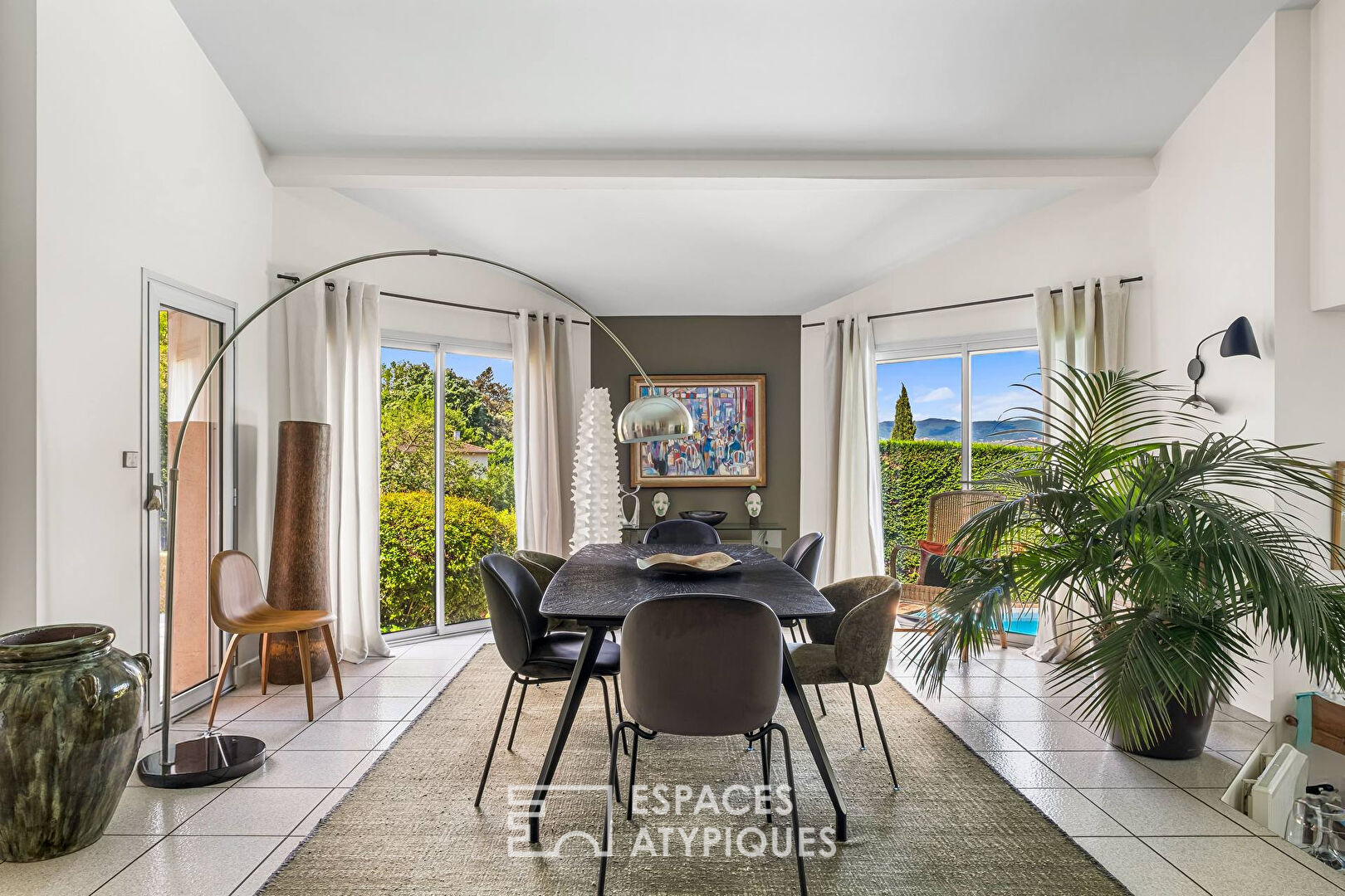 Maison d’architecte avec vue imprenable sur les monts du lyonnais