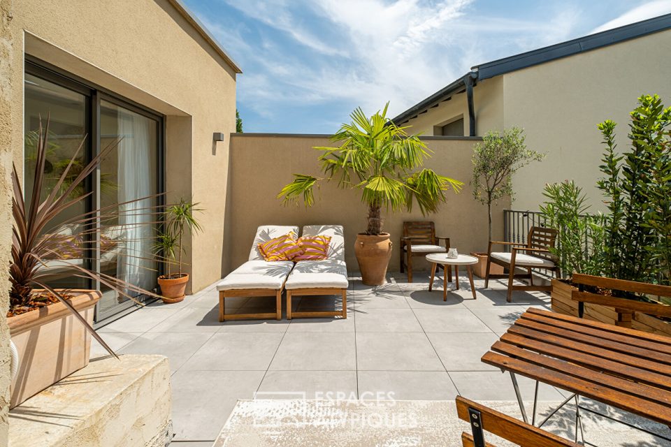 Maison de village entièrement rénovée avec cour et terrasse