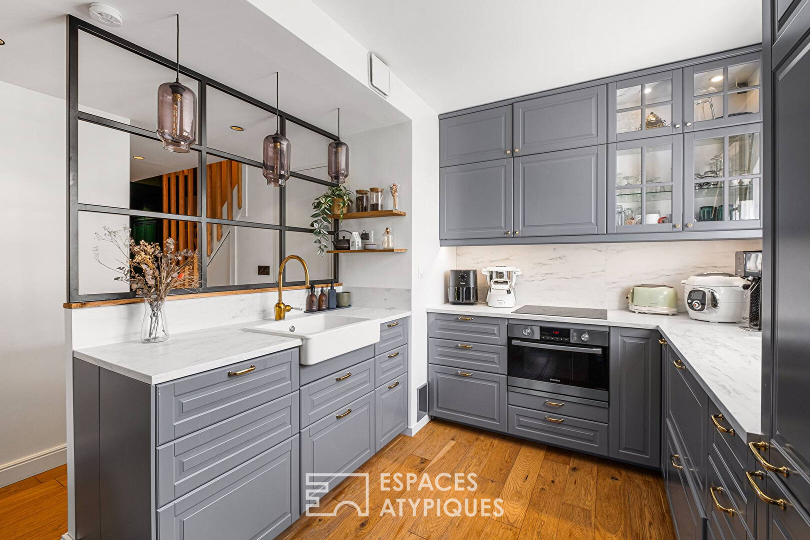 Rénovation d’architecte avec jardin et garage