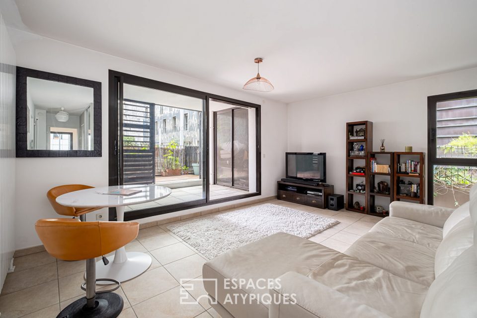 Rez-de-jardin en plein coeur du quartier de Confluence