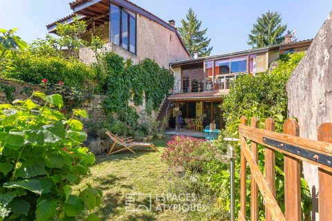 Maison de village rénovée avec jardin