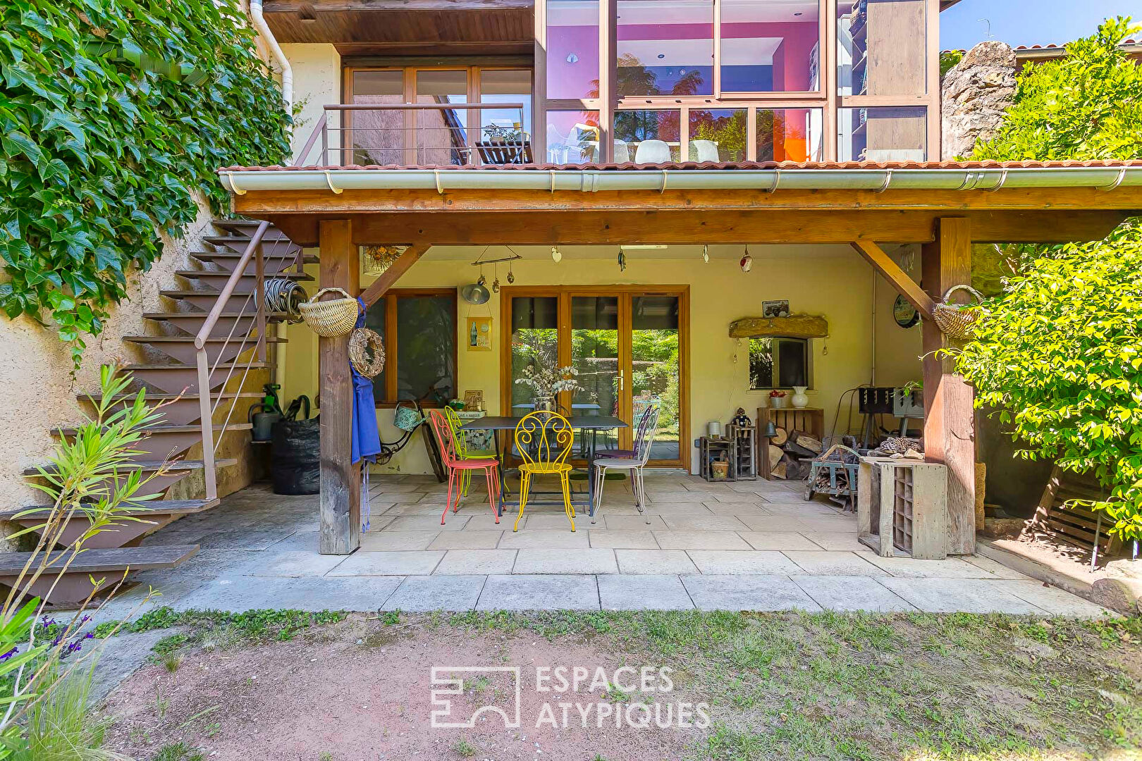 Maison de village rénovée avec jardin