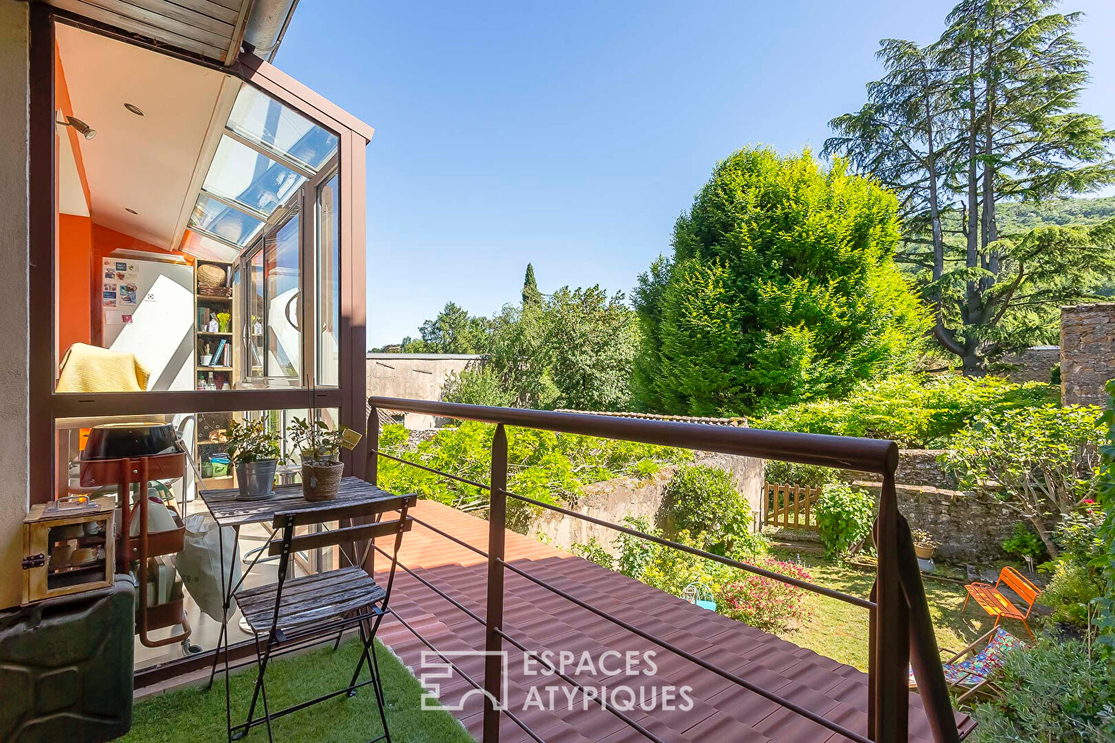 Maison de village rénovée avec jardin