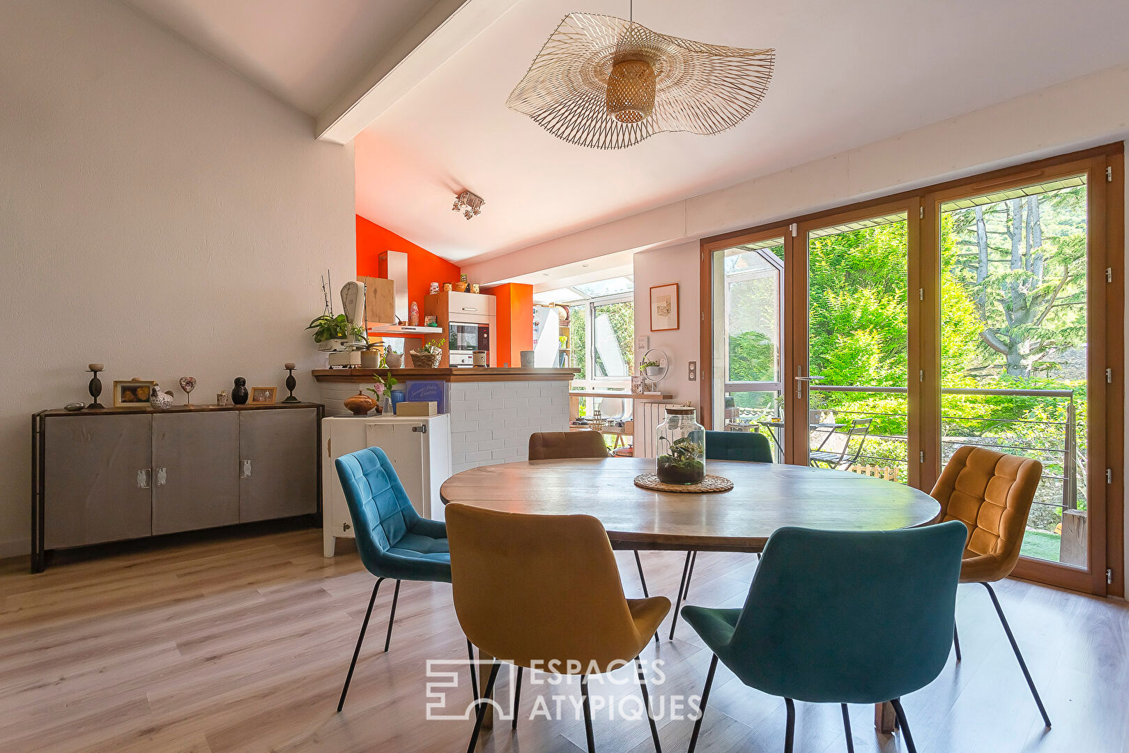 Maison de village rénovée avec jardin