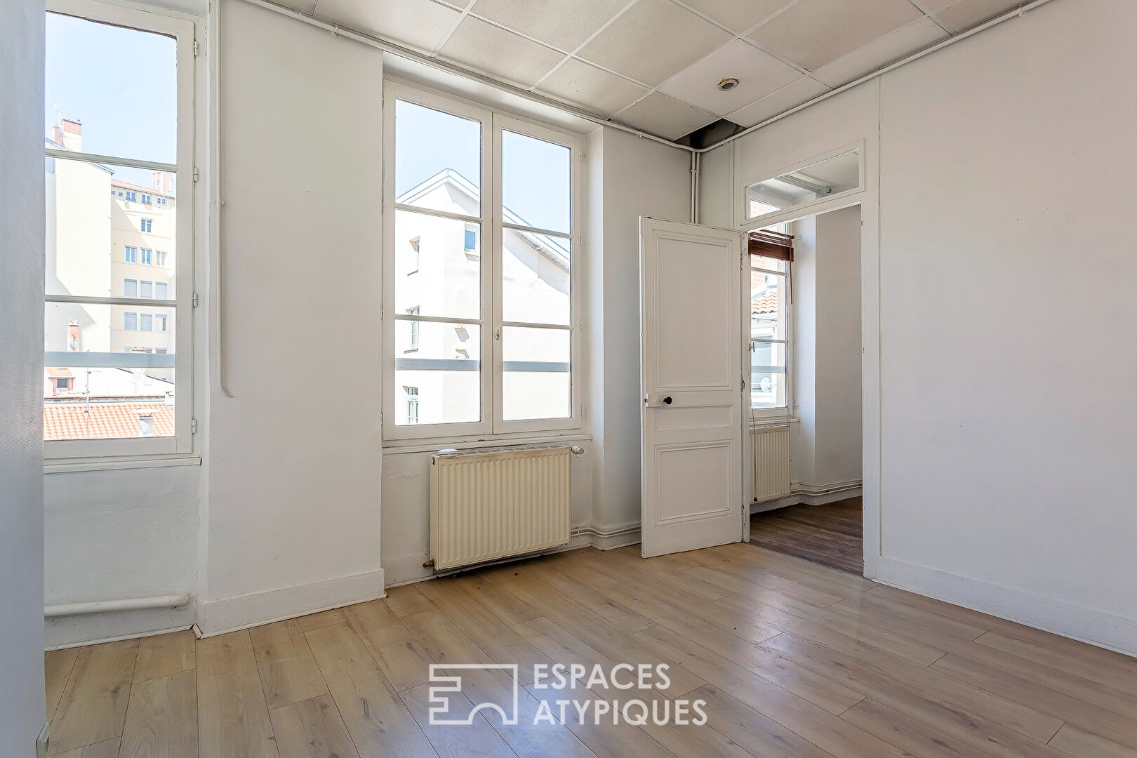 Appartement T2 en dernier étage à rénover