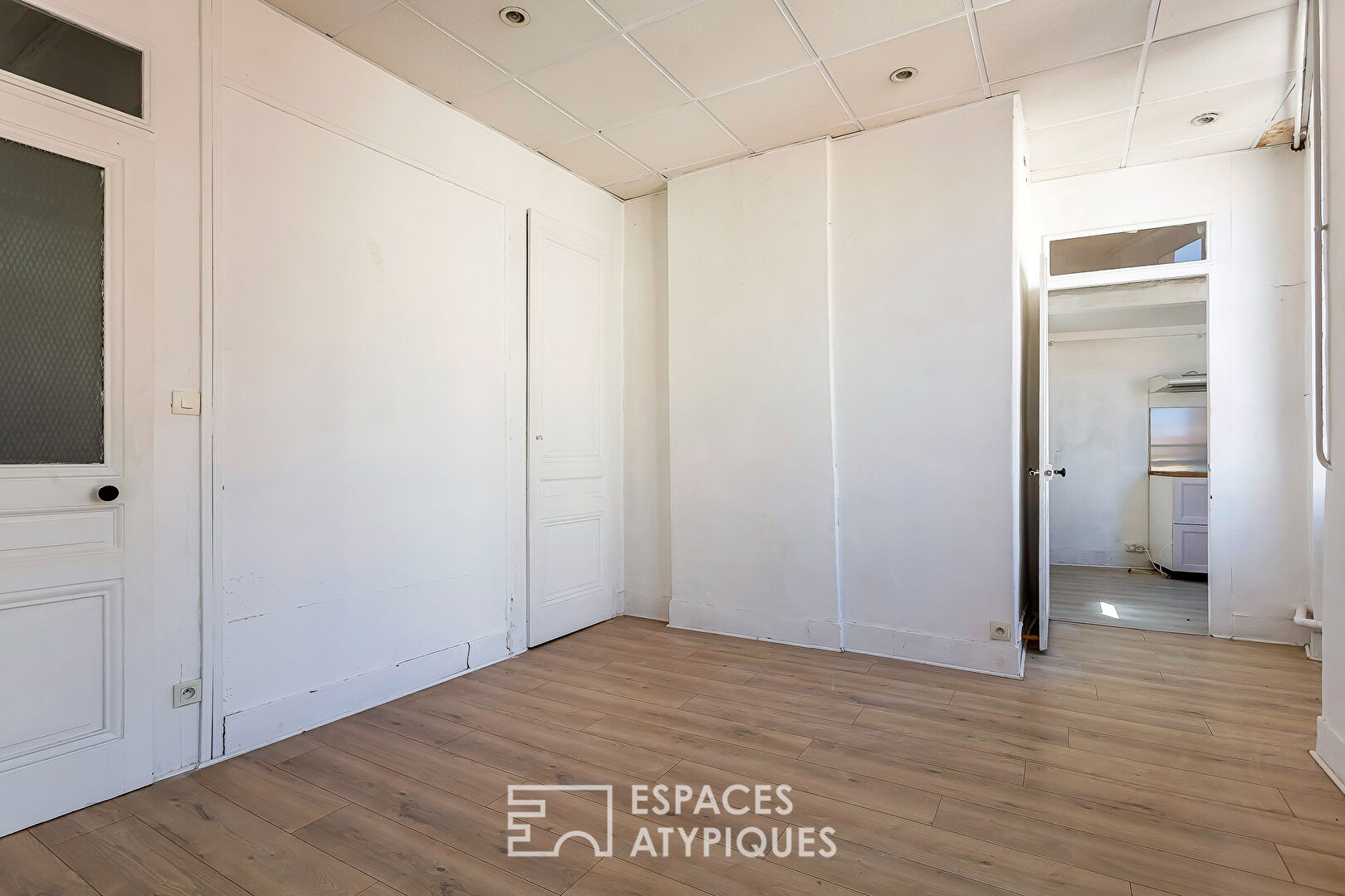 Appartement T2 en dernier étage à rénover