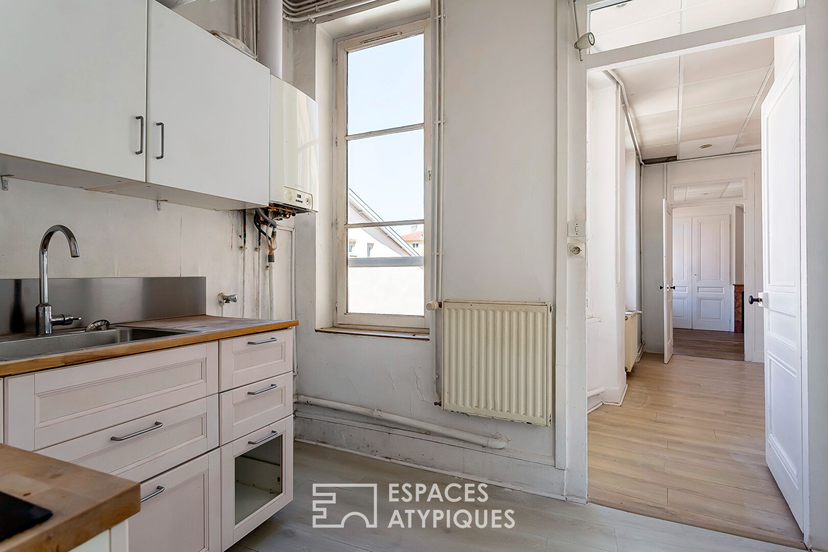 Appartement T2 en dernier étage à rénover