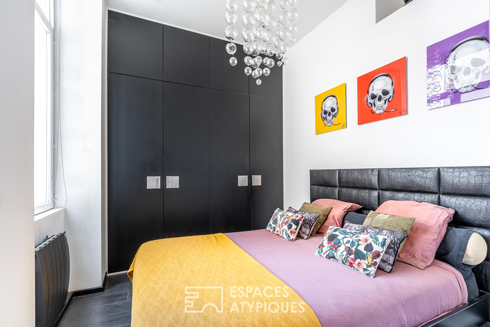Appartement ancien rénové avec vue sur la place Alfred de Vanderpol à Lyon 9e