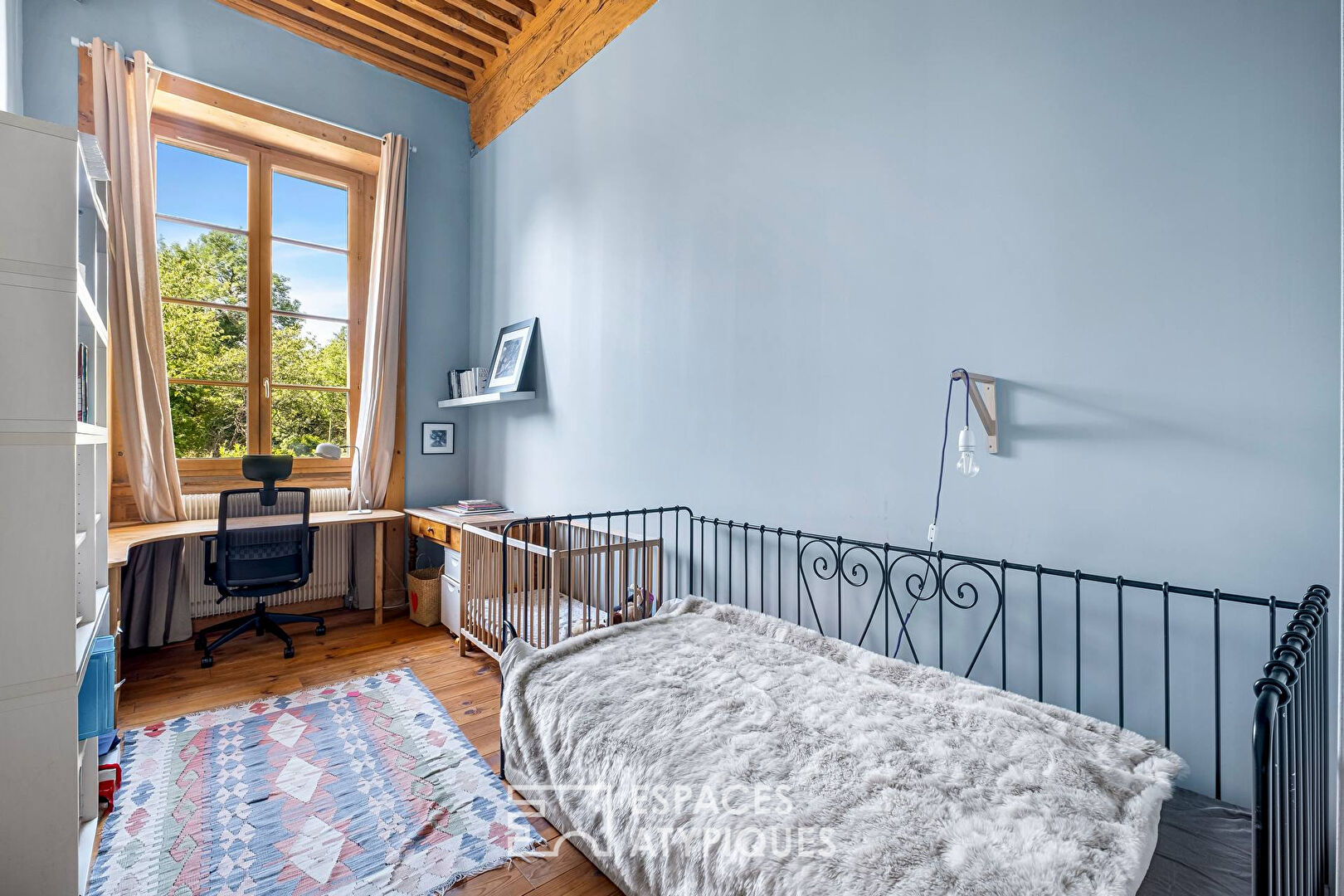 Duplex de charme avec jardin dans une maison de maître à Irigny