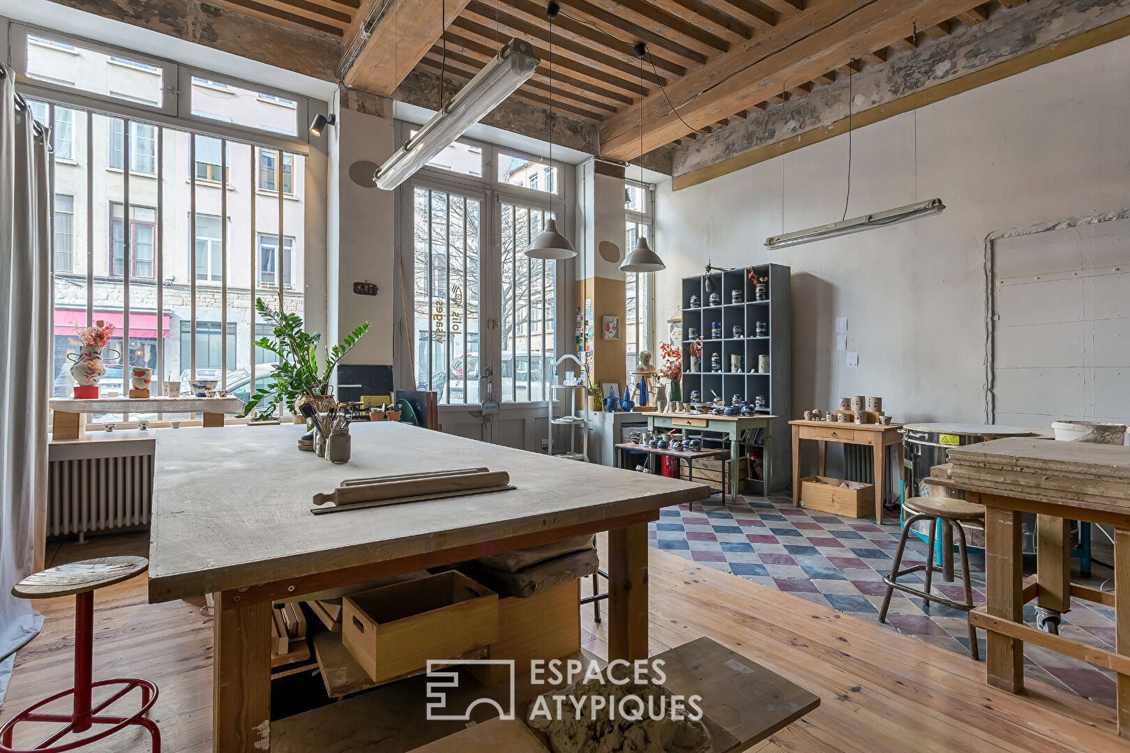 Loft avec atelier d’artiste au coeur de la Croix Rousse