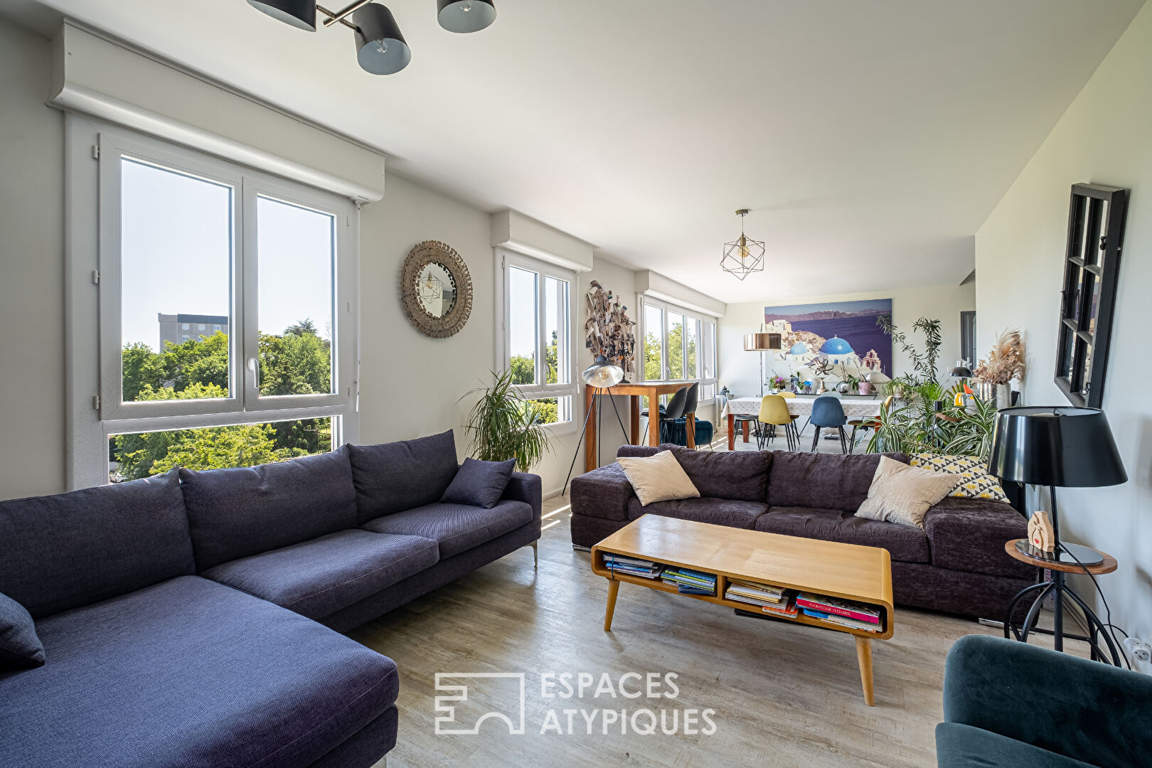Duplex rénové en dernier étage avec terrasse panoramique