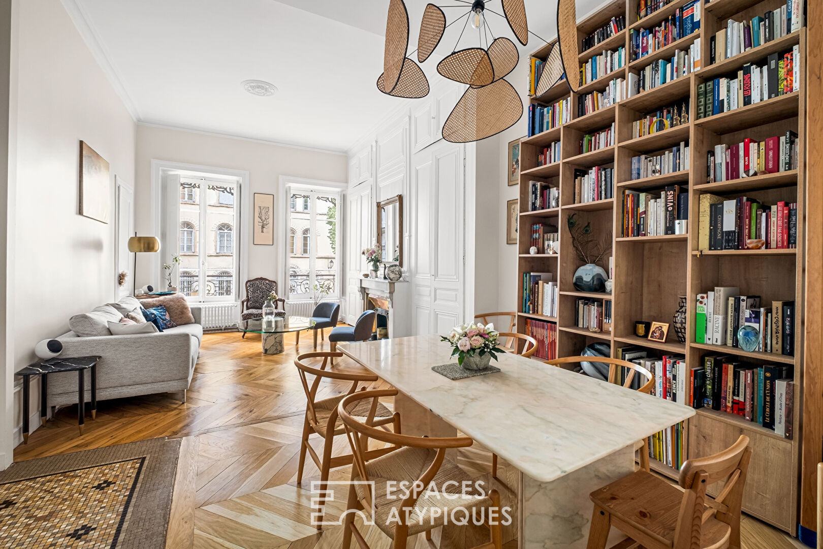 Appartement bourgeois rénové quartier Saint-Georges