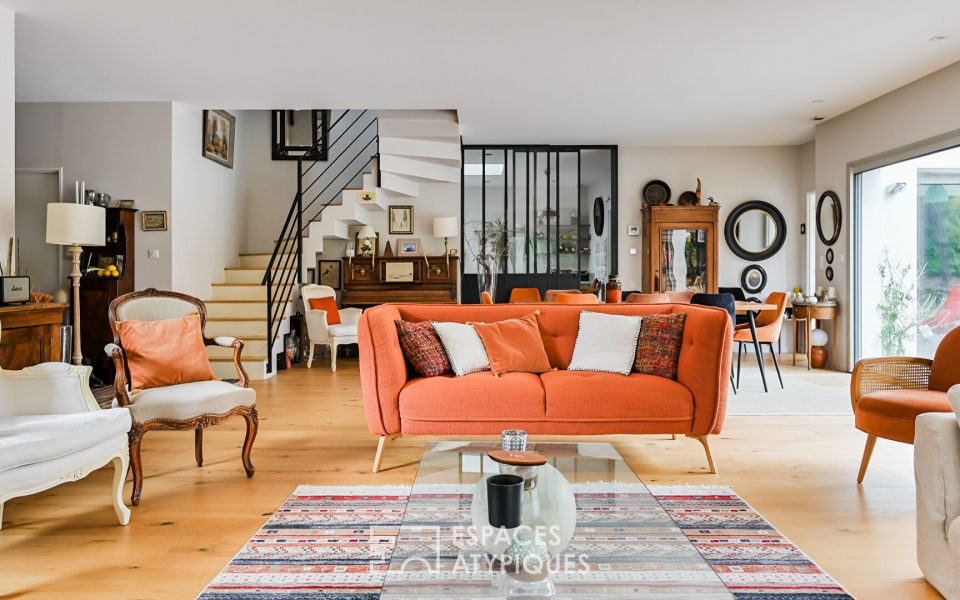Maison d'architecte avec piscine