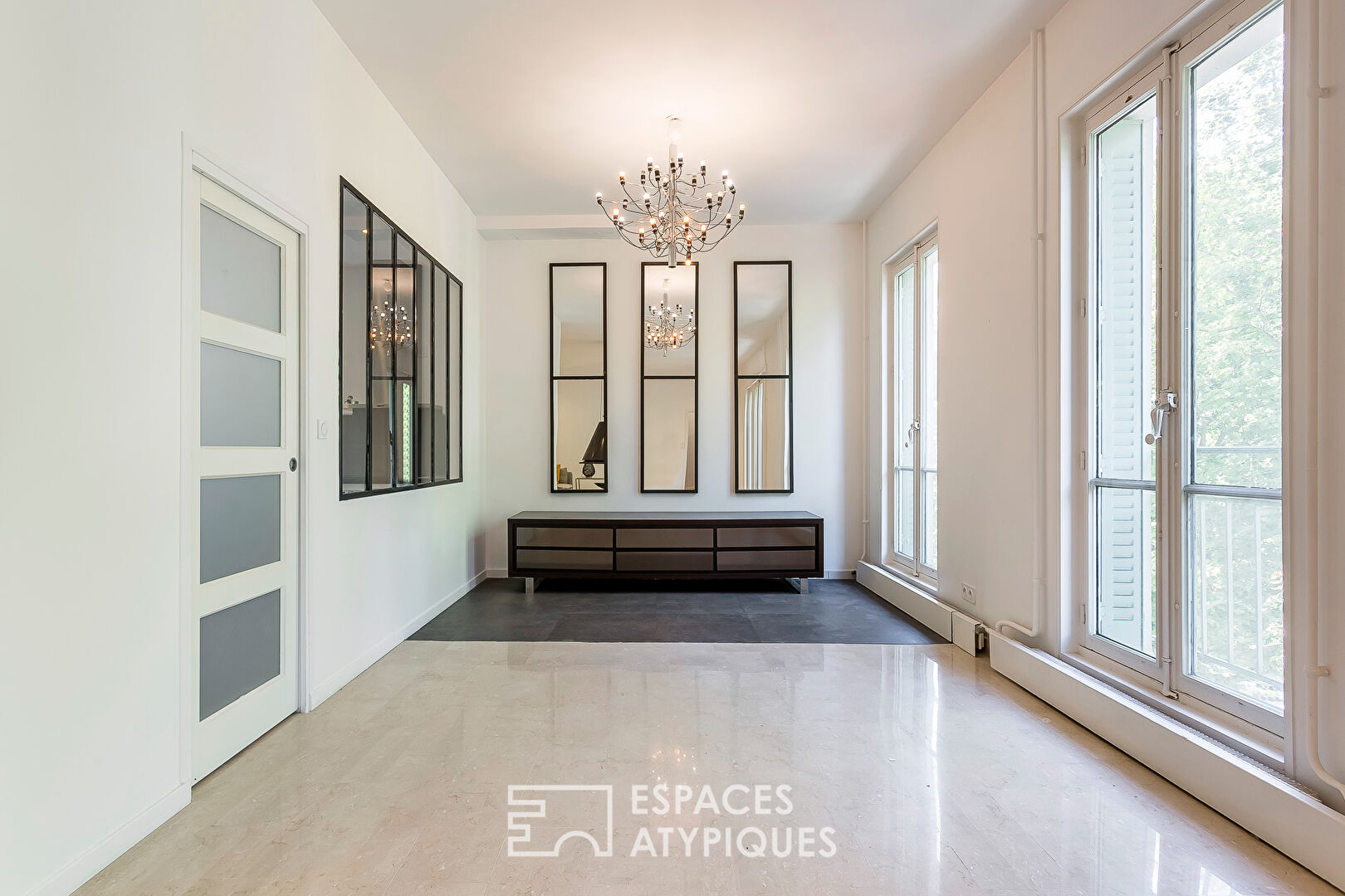 Appartement familial face au parc