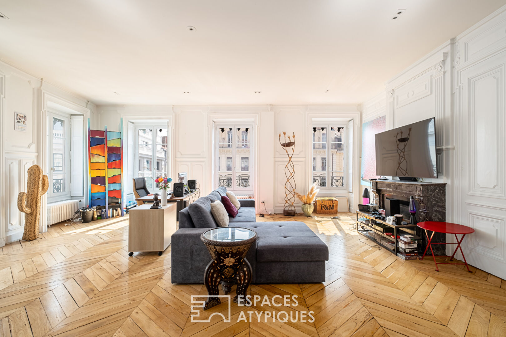 Duplex renové par architecte en dernier étage