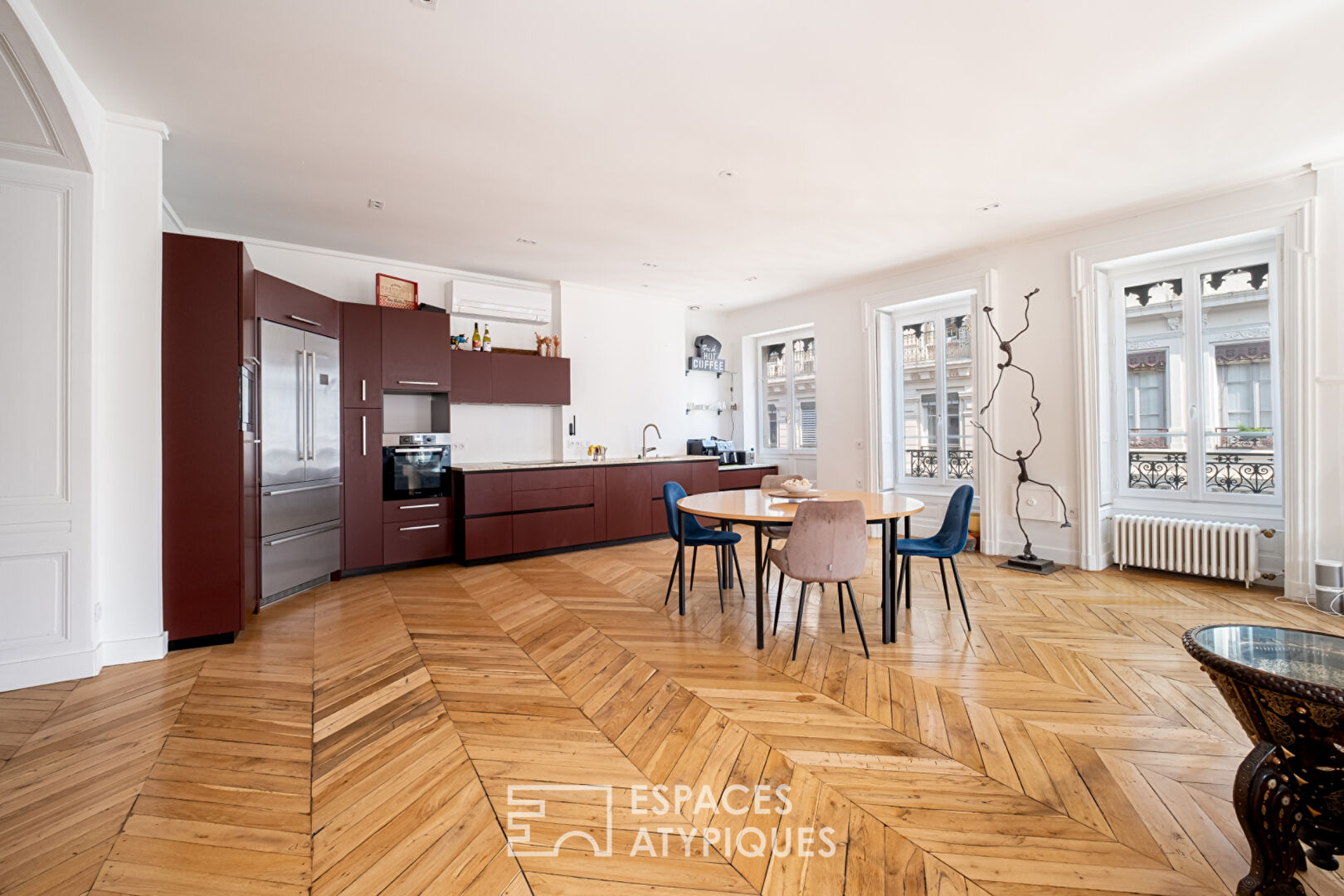 Duplex renové par architecte en dernier étage